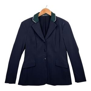 R J Classics Women’s Black English Platinum Collection Wool Lined Show Coat 8L